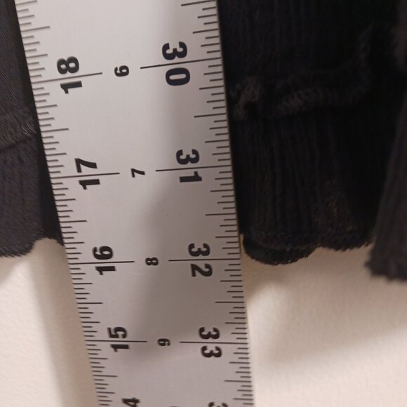 Altar'd State Black Tiered Mini Dress, "Lexley" Size Medium, Whimsey Goth, Party - Picture 15 of 16